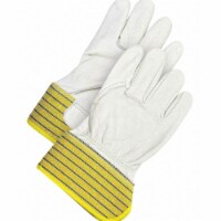 Bdg Leather Gloves,Elastic Cuff,M 40-1-2525-M