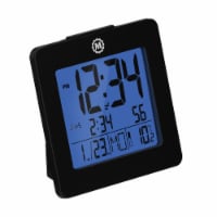 Marathon Digital Desktop Clock - Black Perspective: Main