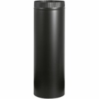 Imperial Snaplock 5 In. x 24 In. 1200 F Black Stove Pipe BM0110