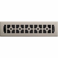 Imperial Templar 2-1/2 In. x 12 In. Brushed Nickel Steel Floor Register RG3468