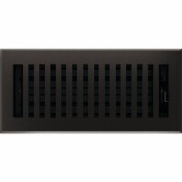 Imperial Montezuma 4 In. x 10 In. Cast Iron Steel Floor Register RG3477