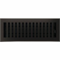Imperial Montezuma 4 In. x 12 In. Cast Iron Steel Floor Register RG3478