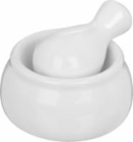 Kitcheniva Granite Mortar And Pestle With White Marble Finish, 1 pc - Fry's  Food Stores