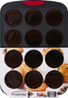 Trudeau Structure Silicone Muffin Pan - Fuschia Perspective: Main
