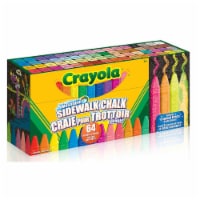 Crayola Washable Sidewalk Chalk - Ultimate 64 Pack