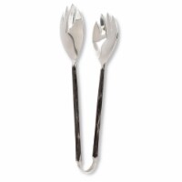 Abbott Collections AB-36-IRON-TONG 10 in. Salad Tongs with Forge Finish Handle, Antique Black
