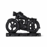 Abbott Collection AB-27-IRONAGE-329 8 in. Motorcycle Wall Hook, Black