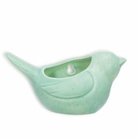 Abbott Collections AB-27-HAVEN-003-MINT 6.5 in. Simple Bird Wall Planter, Mint Green
