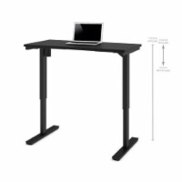 Bestar 24  x 48  Power Adjustable Standing Desk in Black