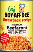 Chef Boyardee Throwback Recipe Premium Beefaroni Perspective: Main
