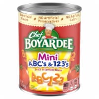 Chef Boyardee® Mini ABC's & 123's Pasta in Tomato & Cheese Sauce