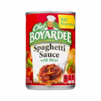 CHEF BOYARDEE Sauce With Meat Perspective: Main