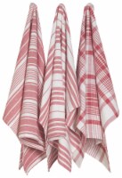 Now Designs Extra Large Red Wovern Cotton Kitchen Dish Towels