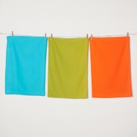 Now Designs Flour Sack Kitchen Dish Towels Coordinated Cactus Crush Set of 3