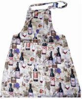 Now Designs Wine Labels Basic Apron Perspective: Main