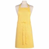Now Designs Lemon Yellow Cotton Kitchen Chef's Apron Perspective: Main