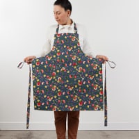 Now Designs Adjustable Straps Midnight Garden Kitchen Apron