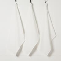 Now Designs Flour Sack Soft Cotton Kitchen Dish Towels Unbleached Set of 3