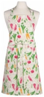 Now Designs Vegetable Print Unisex Adjustable 100% Cotton Kitchen Apron