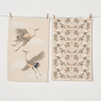 Danica Studio To and Fro Flight of Fancy Linen Printed Dish Towels