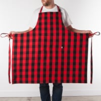 Now Designs Large Chef's Apron for Women and Men Adjustable Buffalo Check