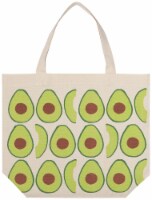 Now Designs Canvas Tote Bag for Daily Essentials 18x15 inch Avocados