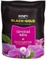 SunGro Black Gold Natural and Organic Houseplant Orchid Potting Mix, 8 Quart Bag