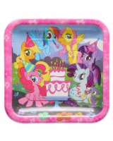American Greetings My Little Pony Square Disposable Paper Dessert Plates