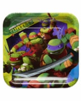 American Greetings Teenage Mutant Ninja Turtle Paper Dinner Plates Perspective: Main