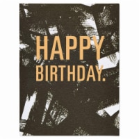 American Greetings (S19) Gold Lettering - Birthday Card Perspective: Main