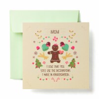 American Greetings Christmas Card for Mom (Gingerbread) Perspective: Main