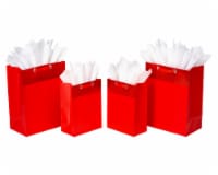 American Greetings Red Gift Bags & Tissue Paper Bundle