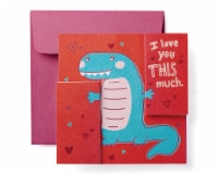American Greetings Valentine's Day Card (Dinosaur) Perspective: Main