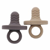 Siliteethe Teethers 2pk Sparrow/Toasted Almond