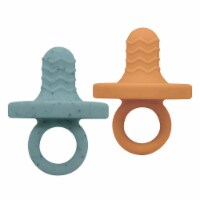 Siliteethe Teethers 2pk Papaya/Seafoam