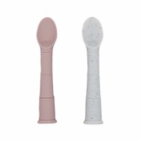 Silipop Spoons 2pk Rose/Day Dream Grey