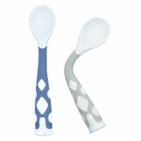 Silibend Spoons 2pk Mineral Blue/Day Dream Grey