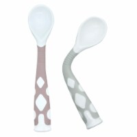Silibend Spoons 2pk Rose/Day Dream Grey