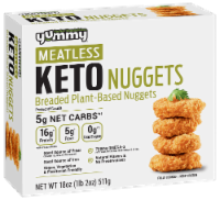 Yummy® Meatless Breaded Plant-Based Keto Nuggets