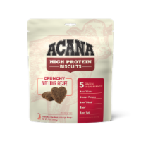 ACANA Crunchy High-Protein Biscuits for Dogs (Large Dogs / Beef Liver / 9 oz)