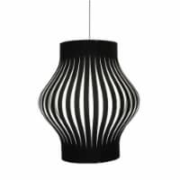 Dainolite TOR-304P-BK 4 Light Foyer Lantern with Black Shade- Polished Chrome Hardware