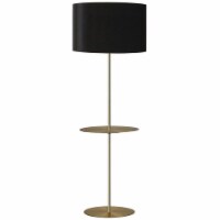 Dainolite Metal Transitional 1 Light Tablero Aged Brass Floor Lamp