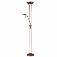 Dainolite Metal Contemporary 3 Light Oil Brushed Bronze Floor Lamp