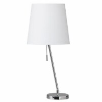 Dainolite Metal Contemporary 1 Light Polished Chrome Table Lamp
