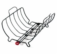 Cuisipro Roast & Serve Non-Stick Turkey and Poultry Roasting Rack, Black Perspective: Main