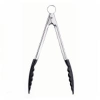 Cuisipro Silicone Locking Tongs - Black