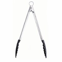 Cuisipro Silicone Locking Tongs - Black