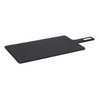 Cuisipro Fiber Wood Paddle Cutting Board, 18-Inch x7.5-Inch, Slate