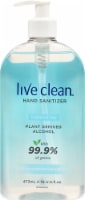 Live Clean™ Fragrance Free Hand Sanitizer Perspective: Main