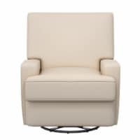 Baby Relax Rylan Swivel Glider Recliner Chair, Coil Seating, Beige